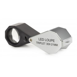 Euromex Loupe pliante LED 30x