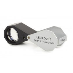 Euromex Loupe pliante LED 15x