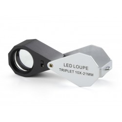 Euromex Loupe pliante LED 10x