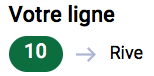 Bus ligne 10 direction Rive