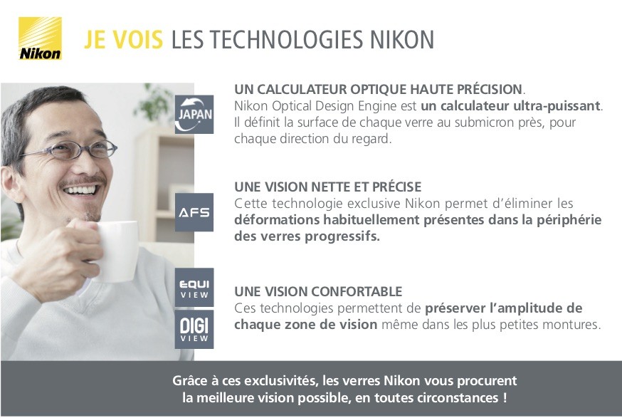 Verres progressifs nikon 2025