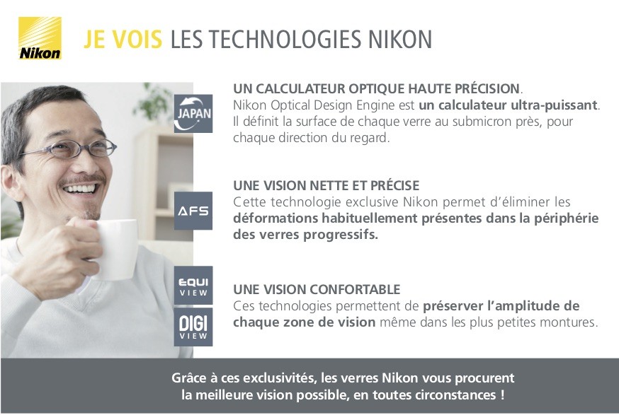 Nikon - des verres progressifs révolutionnaires