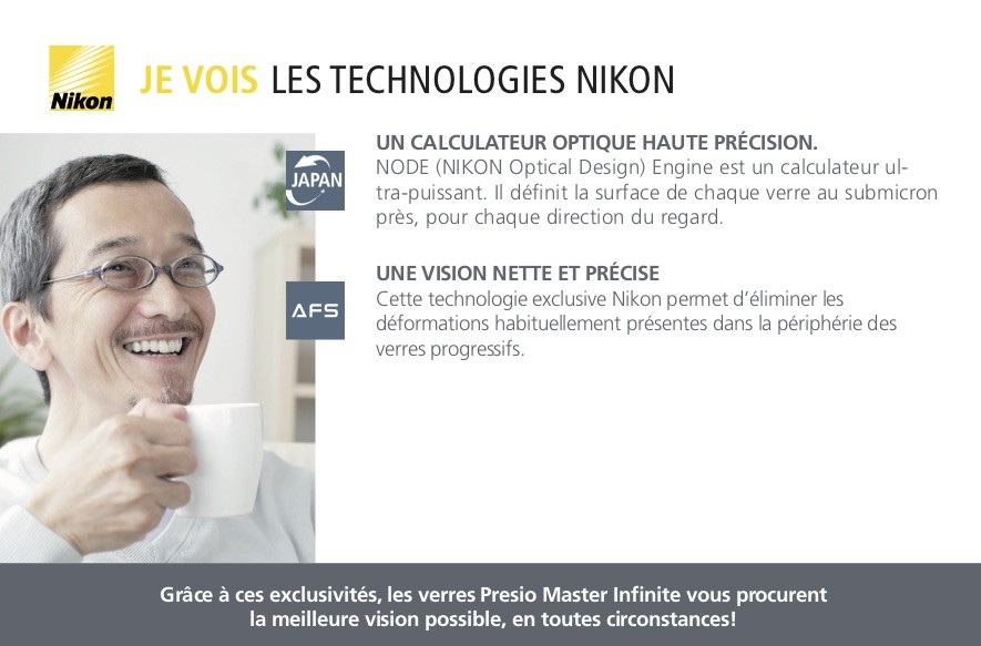 Nikon Presio Master Infinite Progressif Optique Perret
