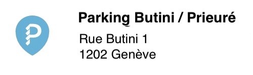 Parking Butini / Prieuré